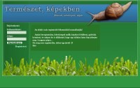 Természet, képekben c. oldal